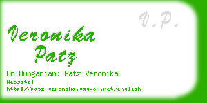 veronika patz business card